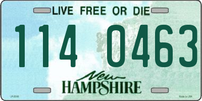 NH license plate 1140463