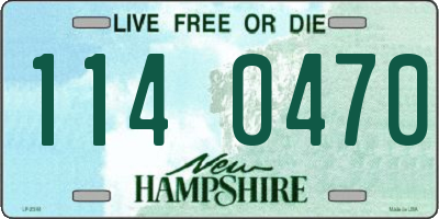 NH license plate 1140470