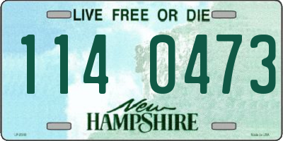 NH license plate 1140473