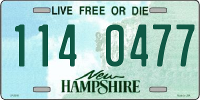 NH license plate 1140477