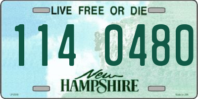 NH license plate 1140480