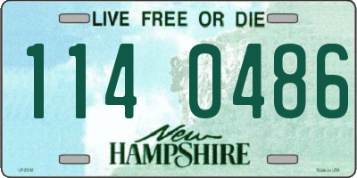 NH license plate 1140486