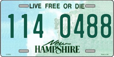 NH license plate 1140488