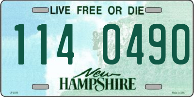 NH license plate 1140490