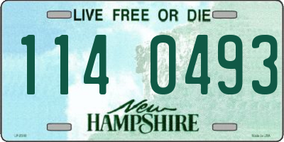 NH license plate 1140493