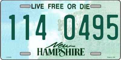 NH license plate 1140495