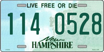 NH license plate 1140528