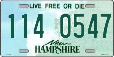 NH license plate 1140547