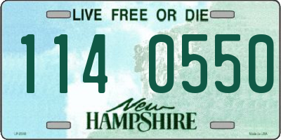 NH license plate 1140550