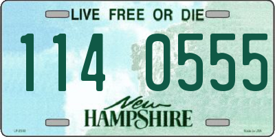 NH license plate 1140555