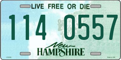NH license plate 1140557