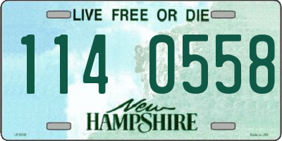 NH license plate 1140558
