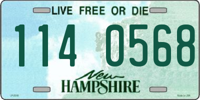 NH license plate 1140568