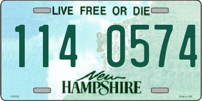 NH license plate 1140574