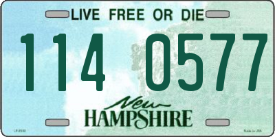 NH license plate 1140577