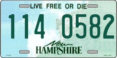 NH license plate 1140582