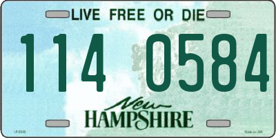 NH license plate 1140584