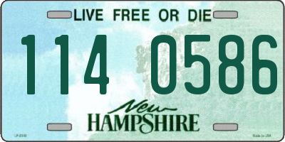 NH license plate 1140586