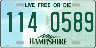 NH license plate 1140589