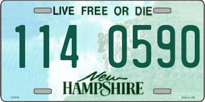 NH license plate 1140590