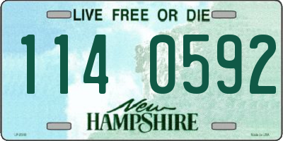 NH license plate 1140592