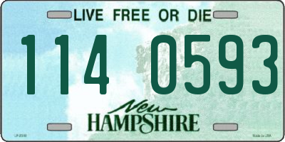 NH license plate 1140593