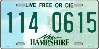 NH license plate 1140615