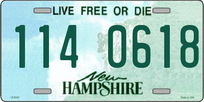 NH license plate 1140618