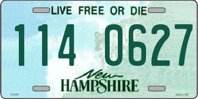 NH license plate 1140627