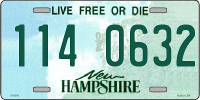 NH license plate 1140632