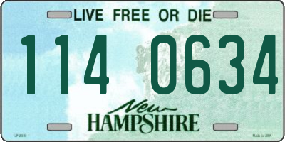 NH license plate 1140634