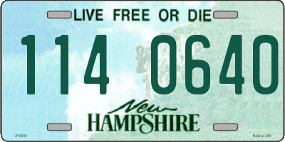 NH license plate 1140640