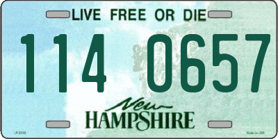 NH license plate 1140657
