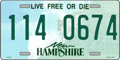 NH license plate 1140674