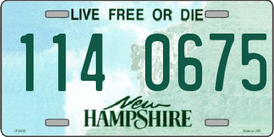 NH license plate 1140675