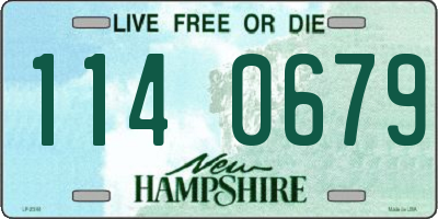 NH license plate 1140679