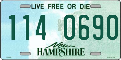 NH license plate 1140690
