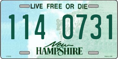 NH license plate 1140731