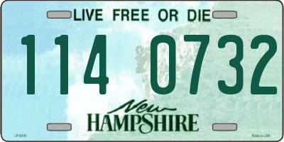 NH license plate 1140732