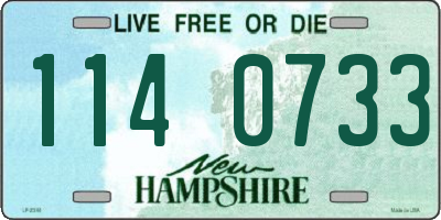 NH license plate 1140733
