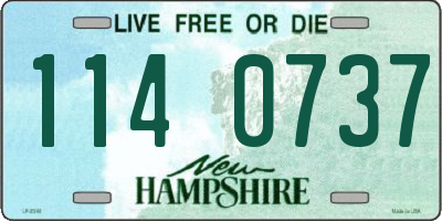 NH license plate 1140737