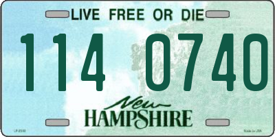 NH license plate 1140740