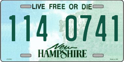 NH license plate 1140741