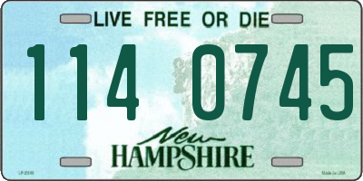 NH license plate 1140745