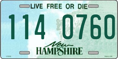 NH license plate 1140760