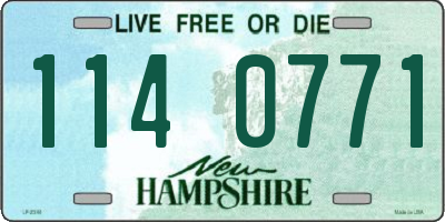 NH license plate 1140771