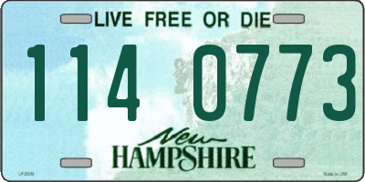 NH license plate 1140773