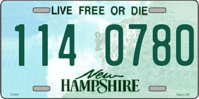 NH license plate 1140780