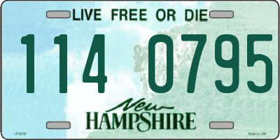 NH license plate 1140795