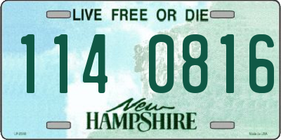 NH license plate 1140816